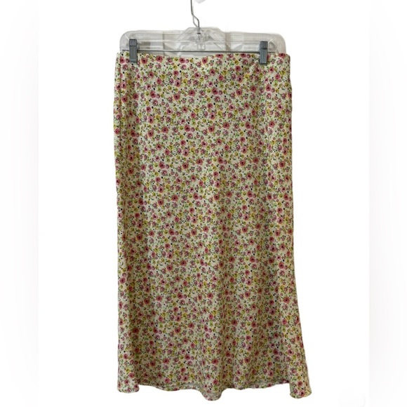 Maison d’Amelie Floral Cream Skirt, size 10 - Picture 3 of 7